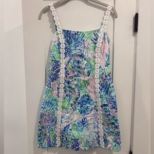 Lilly Pulitzer scalloped bottom romper size 2